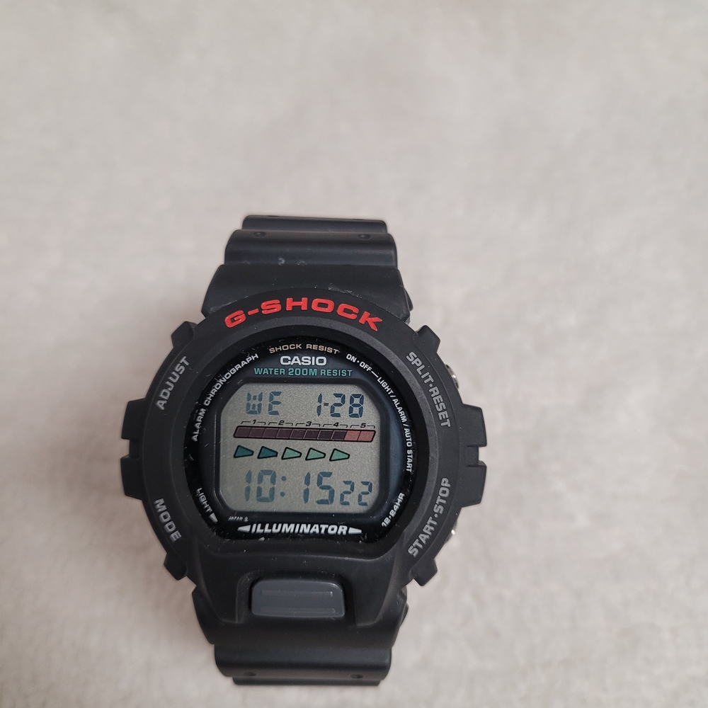 Casio G-Shock Black and Red Digital Watch